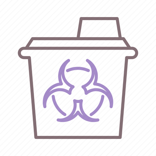 Dangerous, container, sharps icon - Download on Iconfinder