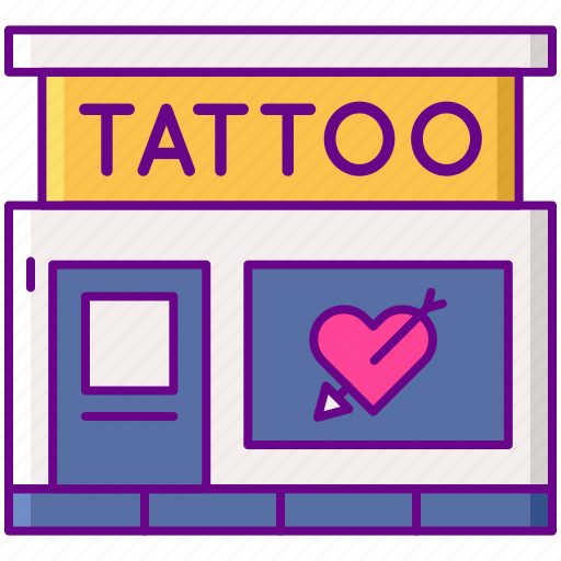 Building, heart, studio, tattoo icon - Download on Iconfinder
