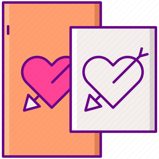 Heart, paper, tattoo, transfer icon - Download on Iconfinder