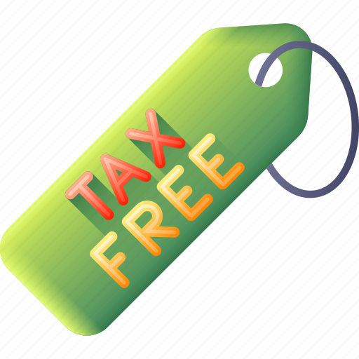 Tax, free, business, and, finance, label, tag icon - Download on Iconfinder