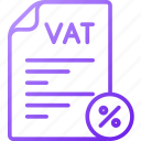 vat, business, and, finance, tax, payment, invoice, data, percentage, receipt, purchase