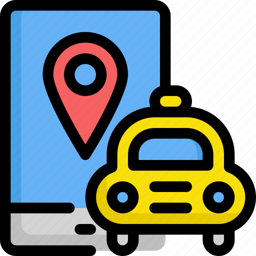 Delivery, gps, location, pin, service, taxi icon - Download on Iconfinder