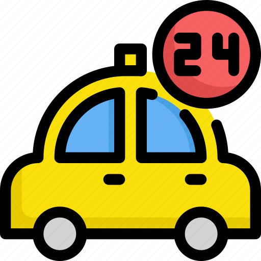 Delivery, hours, service, shipping, taxi icon - Download on Iconfinder