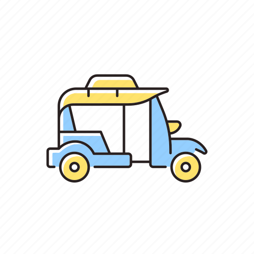 Bangkok, taxi, tuktuk, rickshaw icon - Download on Iconfinder