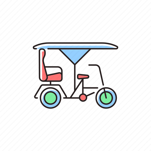 Bike, taxi, tourism, rickshaw icon - Download on Iconfinder