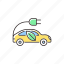 taxi, vehicle, electric, car, eco 