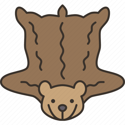 Taxidermy, bear, rug, floor icon - Download on Iconfinder