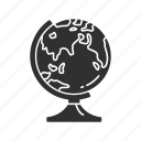 earth, globe, location, map