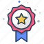 emblem, medal, prize, reward, ribbon, award, mvp, licensing 