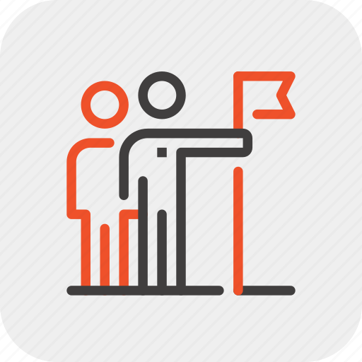 Business, flag, goal, mission, people, success, team icon - Download on Iconfinder