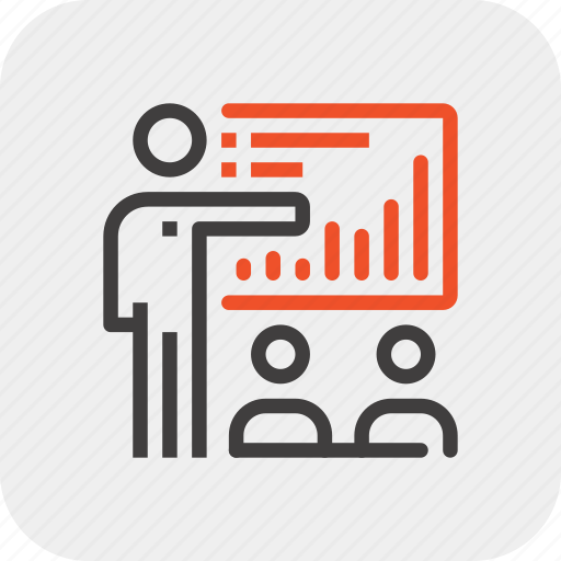 Analytics, board, chart, people, presentation, report, statistics icon - Download on Iconfinder