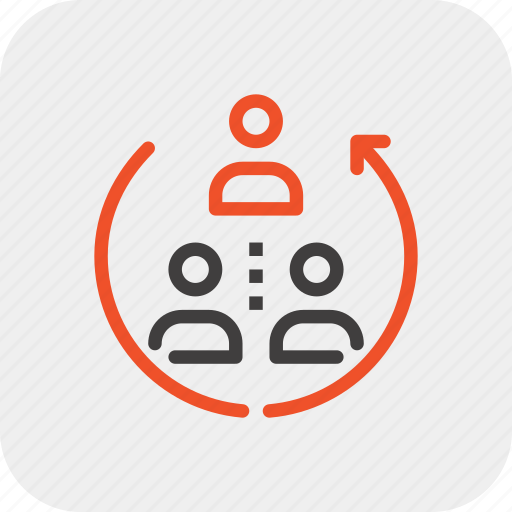 Flow, hierarchy, job, people, rotation, structure, team icon - Download on Iconfinder