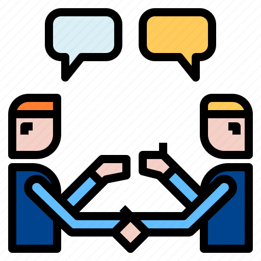 Conversation, handshake, teamwork icon - Download on Iconfinder