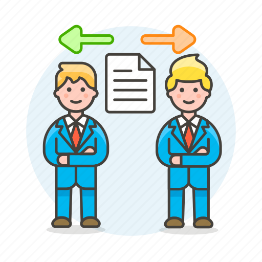 Document, teamwork, collaboration, cooperation, sharing, coordination, info icon - Download on Iconfinder