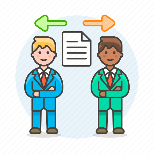 Document, teamwork, collaboration, cooperation, sharing, coordination, info icon - Download on Iconfinder