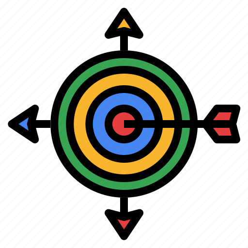 Target, objective, sport, arrow, archery, targeting, seo icon - Download on Iconfinder