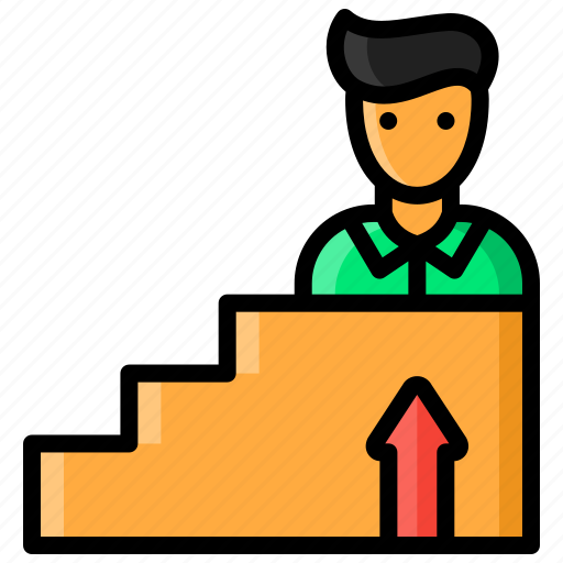 Teamwork, job promotion, career, promoted, growth, success icon - Download on Iconfinder