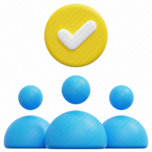 Group, team, work, teamwork, check, together, community icon - Download on Iconfinder