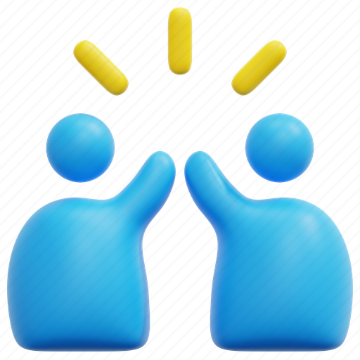 High, five, team, work, teamwork, together, friendship icon - Download on Iconfinder