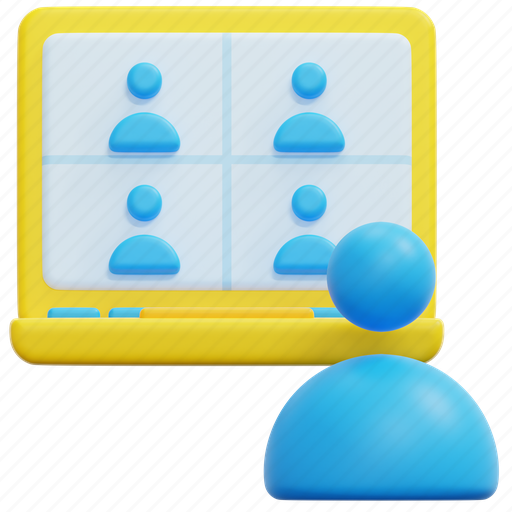 Teamwork, team, work, group, laptop, meeting, notebook icon - Download on Iconfinder