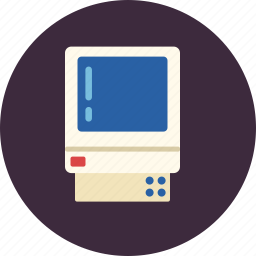 Display, monitor, old, retro, screen, tech, technology icon - Download on Iconfinder