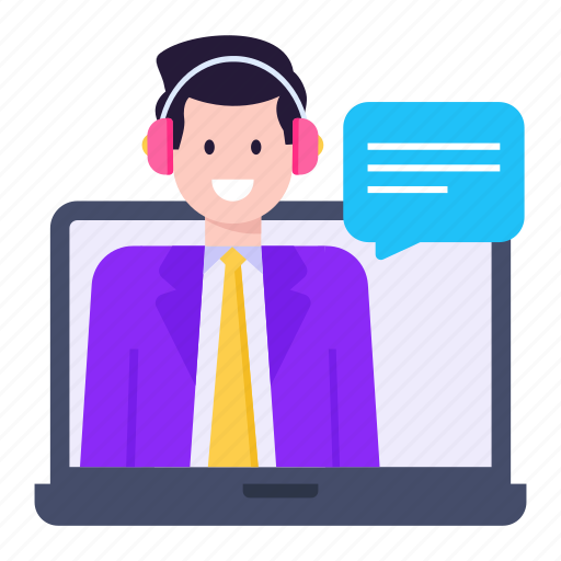 Customer services, call services, call agent, online support, customer consultant illustration - Download on Iconfinder