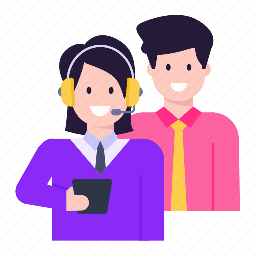 Online customer support, customer services, agent, customer support, online customer consultant illustration - Download on Iconfinder
