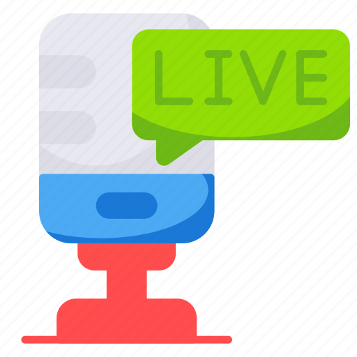 Live streaming, live, steaming icon - Download on Iconfinder