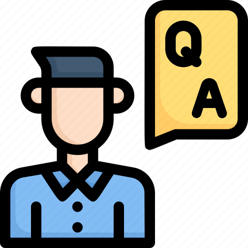 Assistant, call center, communication, help, man q n a, service, technical support icon - Download on Iconfinder