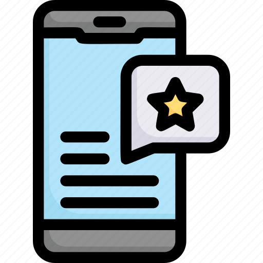 Call center, communication, feedback in smartphone, rating, review, service, technical support icon - Download on Iconfinder