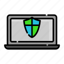 antivirus, computer, laptop, protect, shield, support, technical 