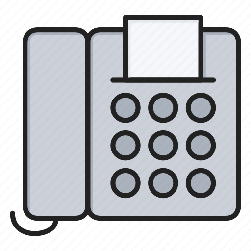 Fax, machine, phone, print icon - Download on Iconfinder