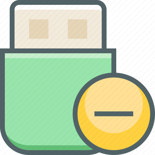 Remove, usb, cancel, close, delete, minus, storage icon - Download on Iconfinder