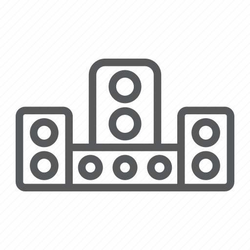 Audio, device, music, sound, system icon - Download on Iconfinder
