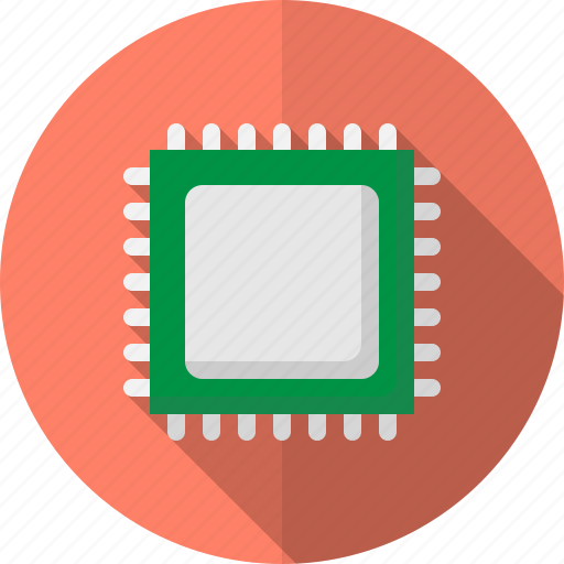 Computer, electronic, hardware, cpu, device, motherboard, technology icon - Download on Iconfinder