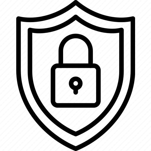 Protection, shield, lock, protected icon - Download on Iconfinder