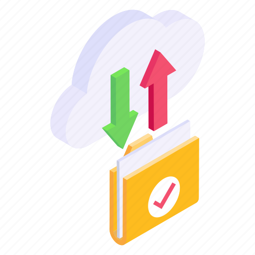 Cloud file transferring, cloud data transfer, storage data transfer, cloud uploading, cloud data transmission icon - Download on Iconfinder