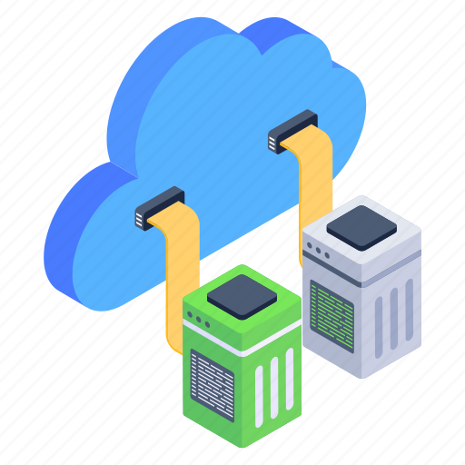 Cloud servers, cloud storage, cloud data, cloud data servers, data storage icon - Download on Iconfinder