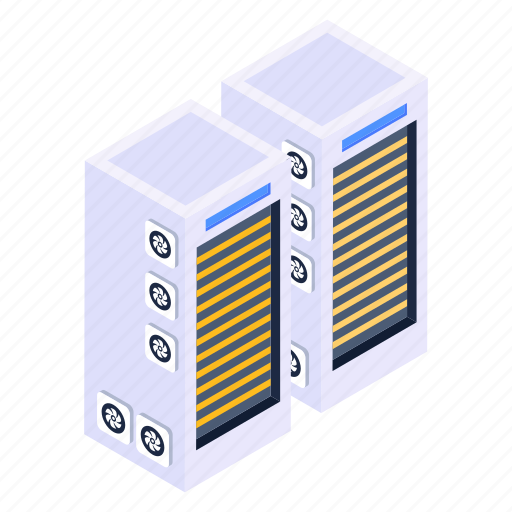 Databank, datacenter, digital servers, database, serverrack icon - Download on Iconfinder