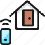 smart, house, door 