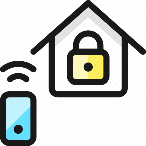 Smart, house, lock icon - Download on Iconfinder