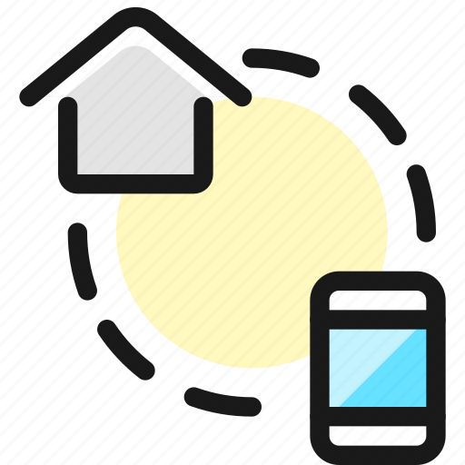 Smart, house, phone, connect icon - Download on Iconfinder