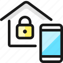 house, smart, lock, phone