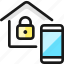 house, smart, lock, phone 