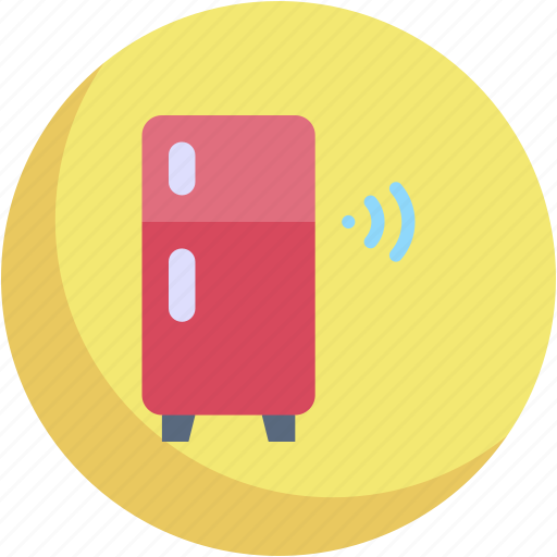 Smart, refrigerator, fridge, internet, of, things, electronic icon - Download on Iconfinder