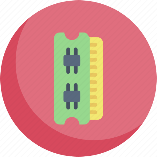 Ram, memory, chip, electronics, electronic icon - Download on Iconfinder