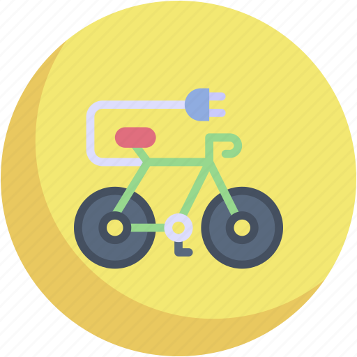 Electric, bike, e, vehicle, green, energy, renewable icon - Download on Iconfinder