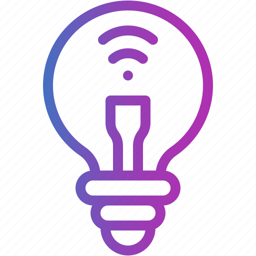 Smart, energy, light, bulb, wifi, inspiration icon - Download on Iconfinder
