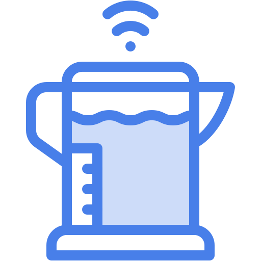 Electric, kettle, kitchenware, water, boiler, smart, home icon - Free download