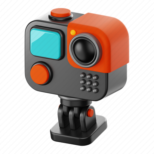 Technology, device, computer, electronics, gadget, action camera, camera 3D illustration - Download on Iconfinder